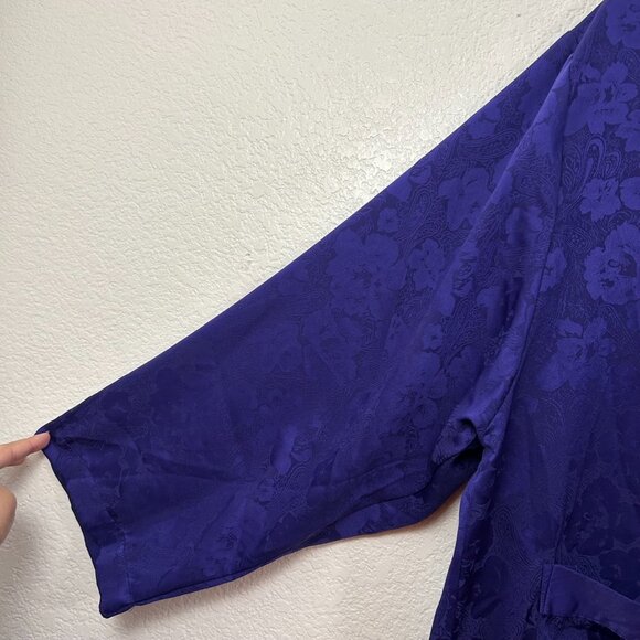 VTG Victoria's Secret Gold Label Long Double Breasted Button Robe House Dress - Picture 5 of 8